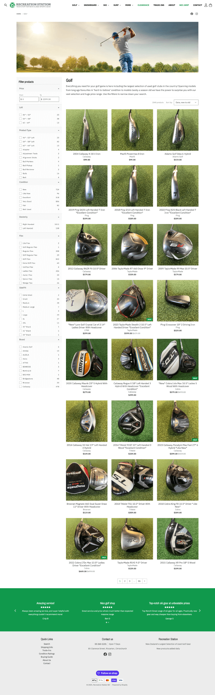 Collection Page After